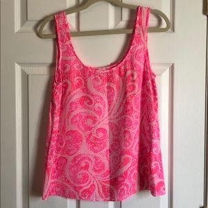 Hot pink Lilly Pulitzer tank top